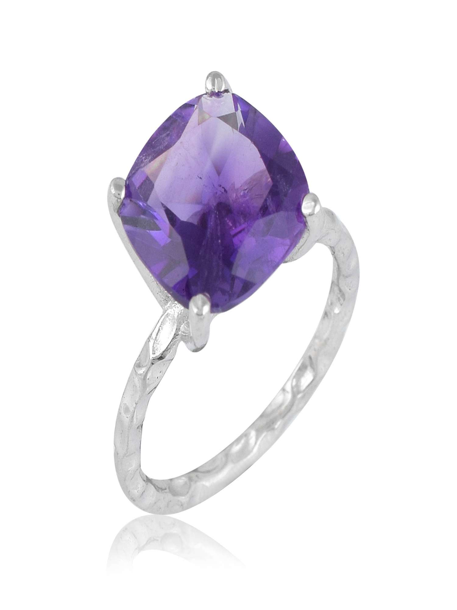 Vibrant Purple Gemstone Statement Ring