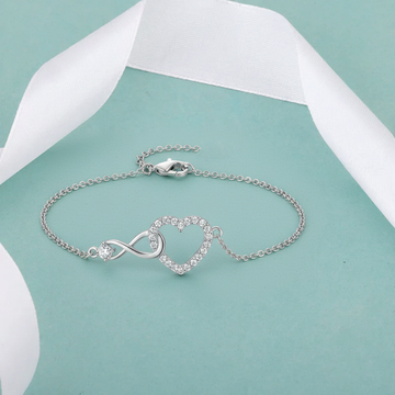 Heart Infinity Bracelet