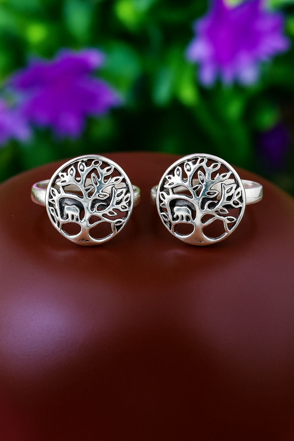 Symbolic Nature Silver Toe Jewelry