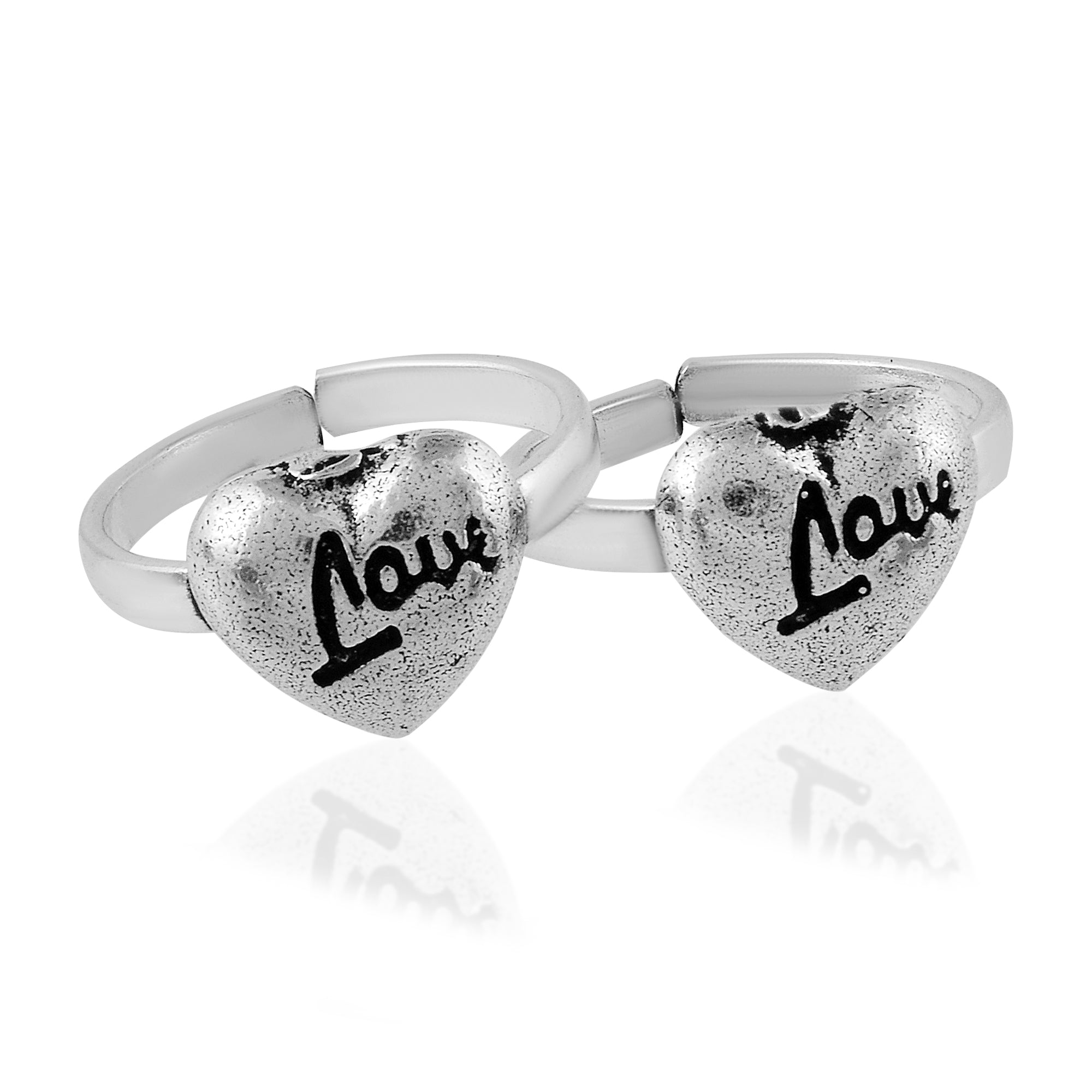 Romantic Statement Silver Toe Jewelry