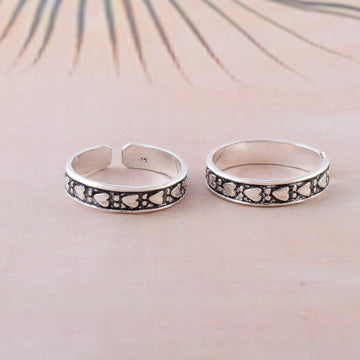 Oxidized Multi-Heart Band Bichiya