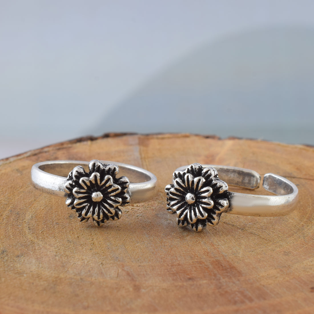 Oxidized Petal Burst Bichiya Pair