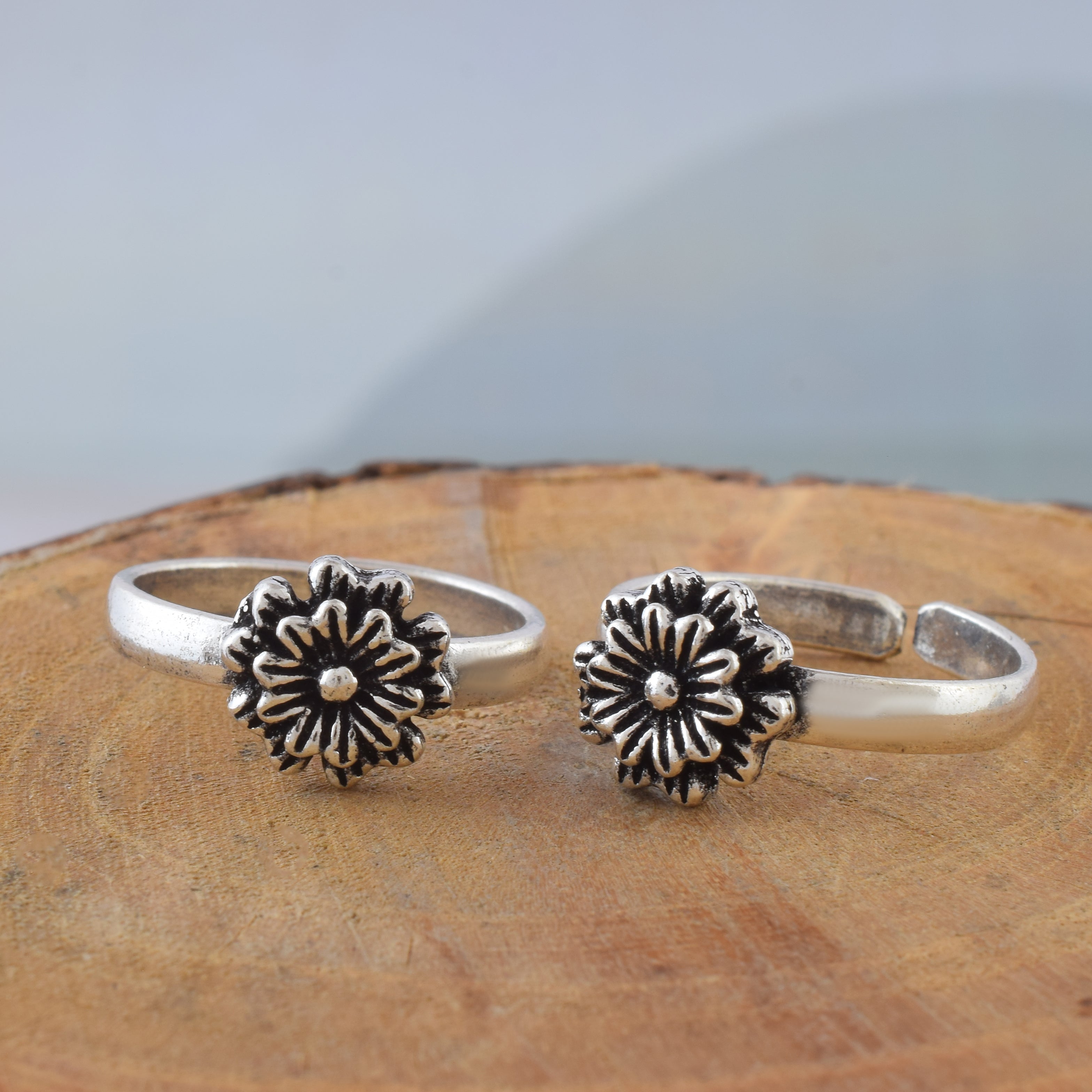 Oxidized Petal Burst Bichiya Pair