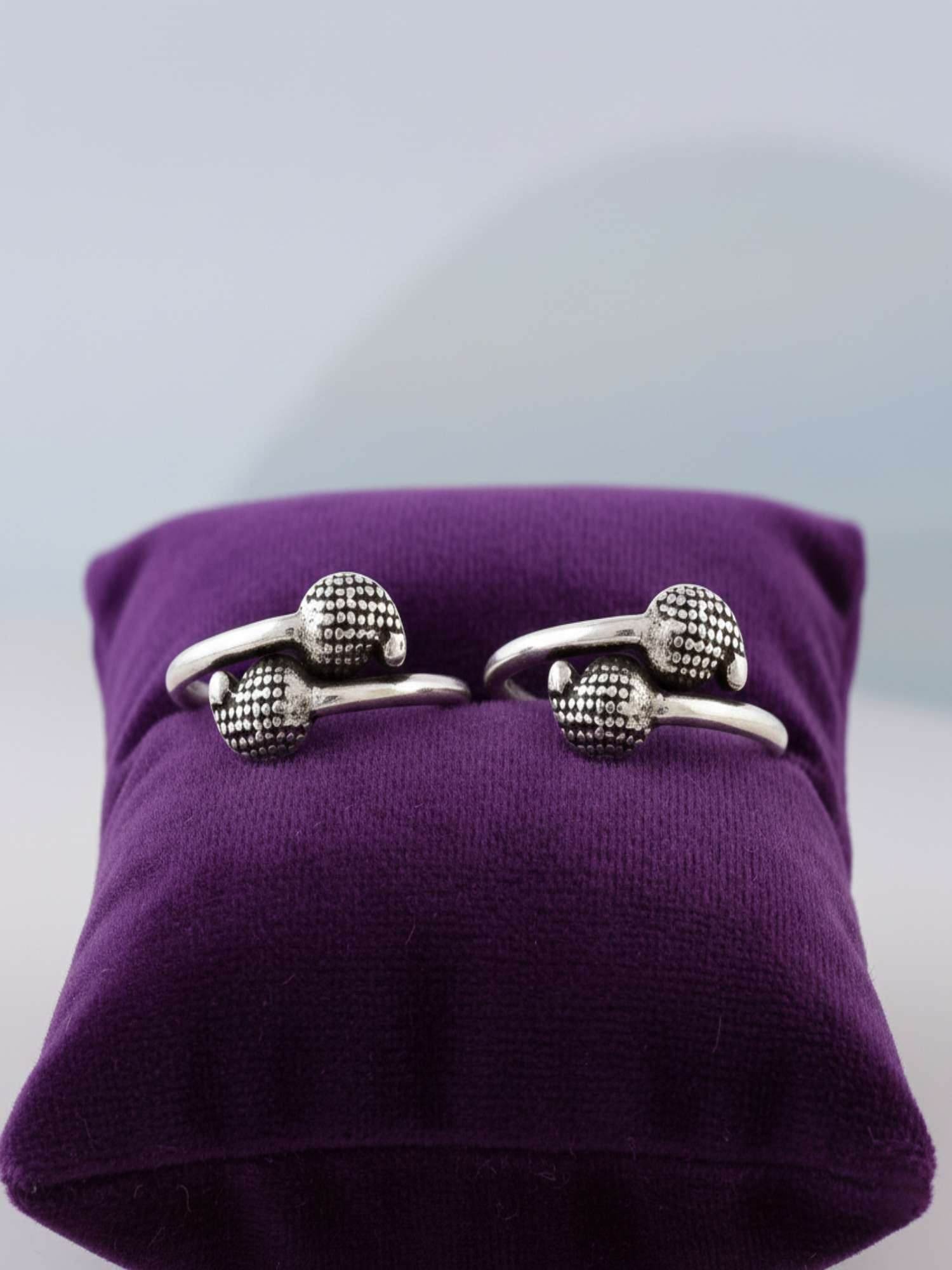 Oxidized Textured Mango Bichiya