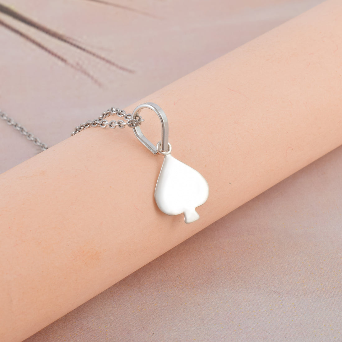 Silver Ace of Spades Pendant