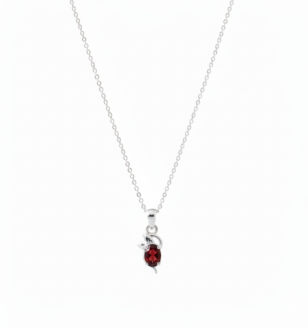 Natural Garnet Designer Necklace