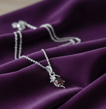 Natural Garnet Designer Necklace