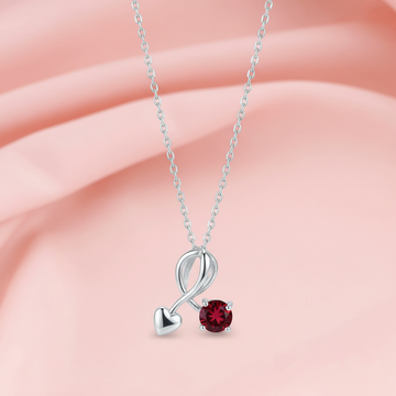Red Garnet Eternal Love Necklace
