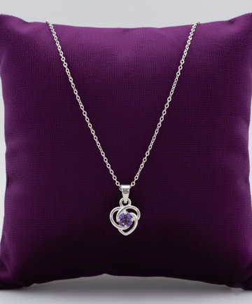 Dainty Sterling Silver Symbolic Love Necklace