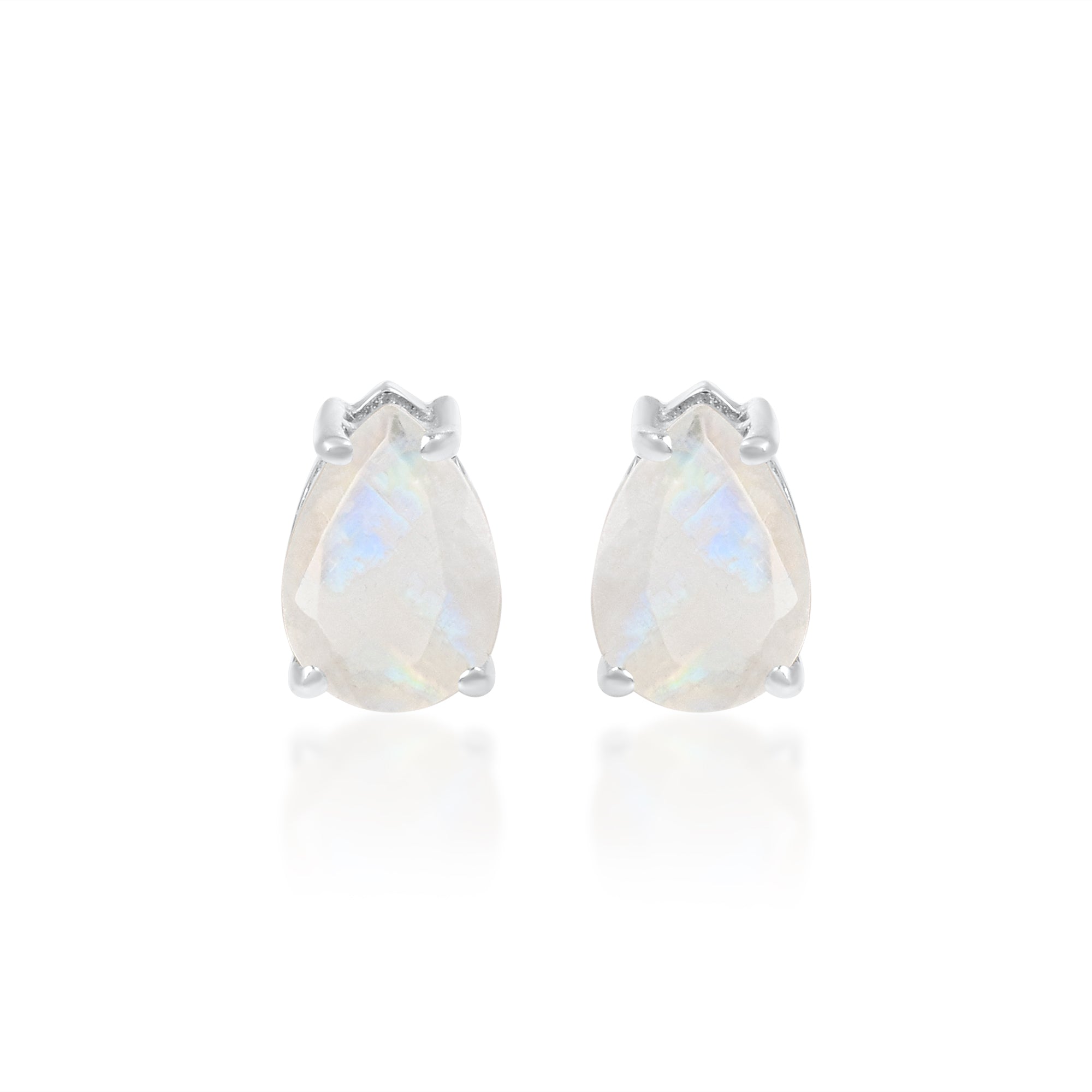 Moonstone Pear Studs Earring