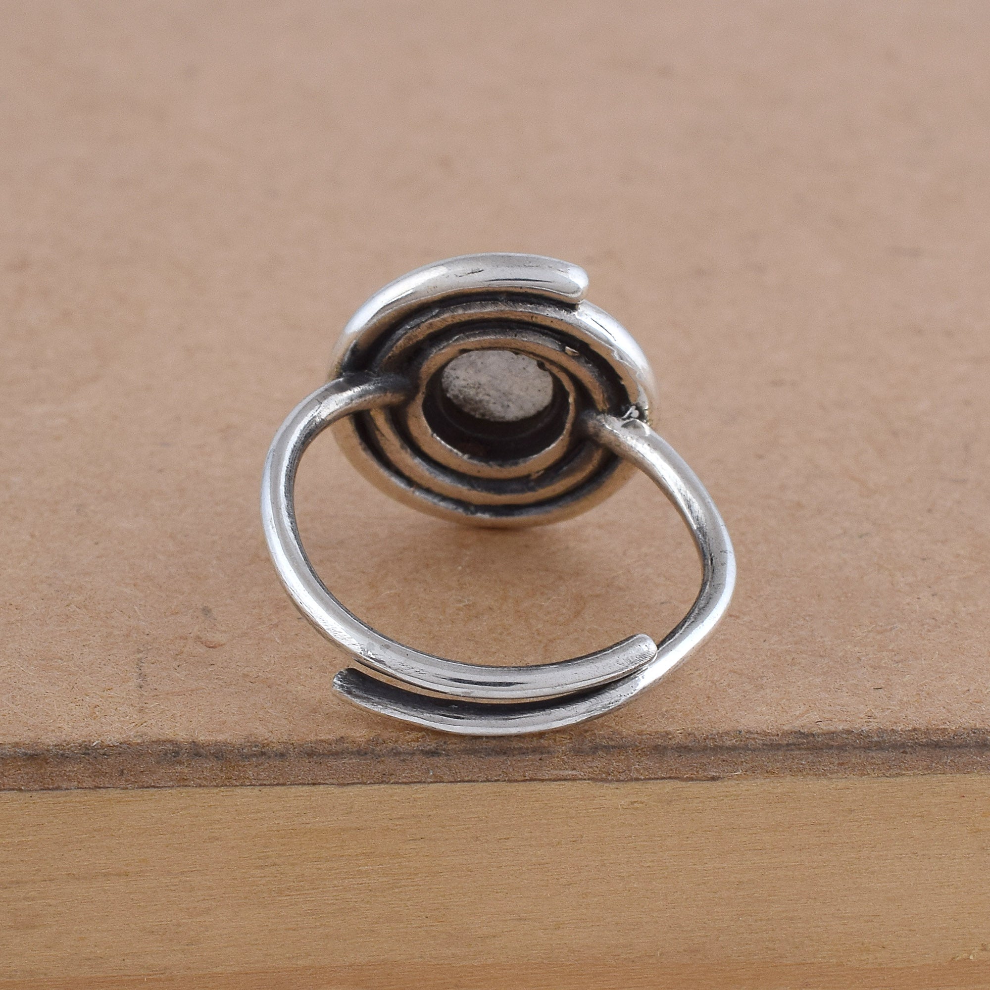 Moonstone Adjustable Ring