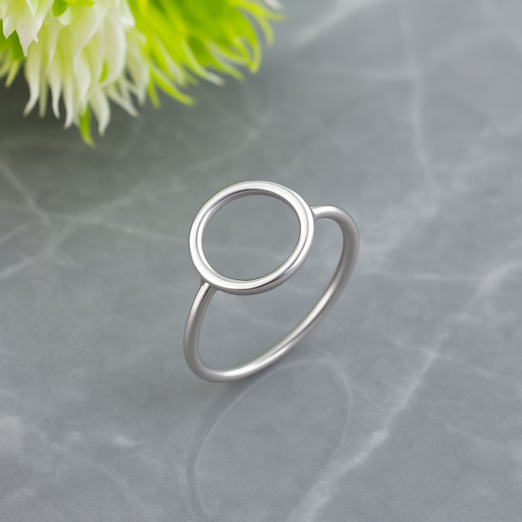 Round Band Ring For Mens