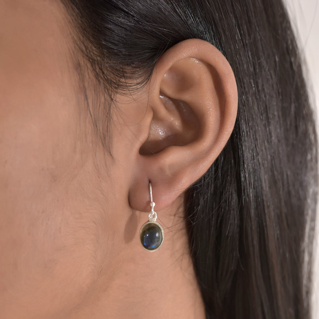 Blue Flash Labradorite Dangles